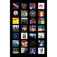 Queen teszttylny banner 70cm x 106cm, Albums