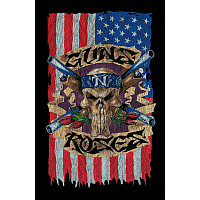 Guns N Roses teszttylny banner 68cm x 106cm, Flag