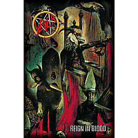 Slayer teszttylny banner 68cm x 106cm, Reign In Blood