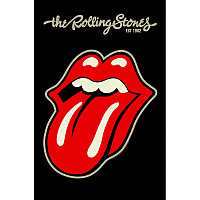 Rolling Stones teszttylny banner 70cm x 106cm, Tongue