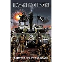 Iron Maiden teszttylny banner 70cm x 106cm, A Matter Of Life And Death