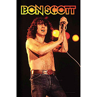 AC/DC tekstylny banner PES 70cm x 106cm, Bon Scott