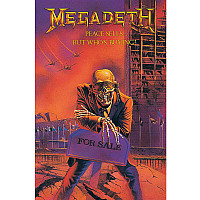 Megadeth teszttylny banner 70cm x 106cm, Peace Sells