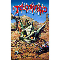 Tankard tekstylny banner PES 70cm x 106cm, Stone Cold Sober