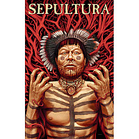 Sepultura tekstylny banner PES 70cm x 106cm, Roots
