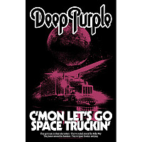 Deep Purple tekstylny banner PES 70cm x 106cm, Space Truckin'