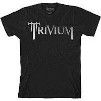 Trivium koszulka, Classic Logo Metallic Print Black, męskie