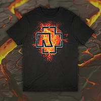 Rammstein koszulka, Lava Logo BP Black, męskie