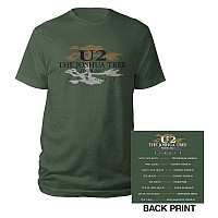 U2 koszulka, Joshua Tree Logo 2017 BP Green, męskie
