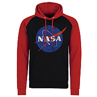 NASA bluza, Insignia Baseball Washed Black Red, męska