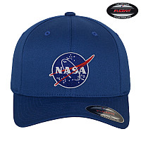 NASA czapka z daszkiem, NASA Insignia Flexfit Blue, unisex