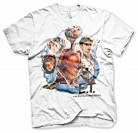 E.T. Mimozemšťan koszulka, Retro Poster, męskie
