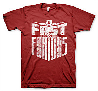 Fast & Furious koszulka, EST. 2007 Red, męskie