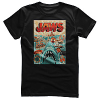 Čelisti koszulka, Water Poster Black, męskie