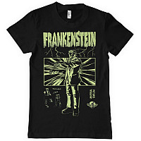 Frankenstein koszulka, Retro Black, męskie
