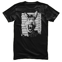 Shrek koszulka, Donkey MugShot Black, męskie