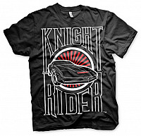 Knight Rider koszulka, Sunset K.I.T.T., męskie