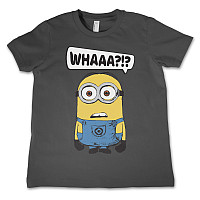 Despicable Me koszulka, Whaaa?!? Kids Dark Grey, dziecięcy