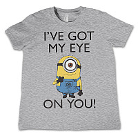 Despicable Me koszulka, I Got My Eye On You Kids Grey, dziecięcy