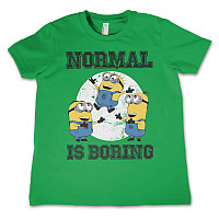 Despicable Me koszulka, Normal Life Is Boring Kids Green, dziecięcy
