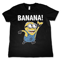 Despicable Me koszulka, Banana! Kids Black, dziecięcy