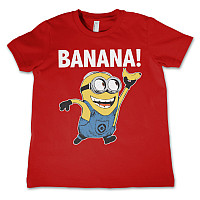 Despicable Me koszulka, Banana! Kids Red, dziecięcy