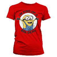 Despicable Me koszulka, I'm Kind Of A Big Deal Girly Red, damskie