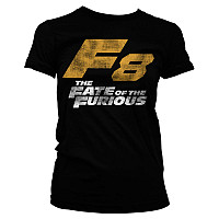 Fast & Furious koszulka, F8 Distressed Logo Girly, damskie