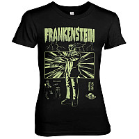 Frankenstein koszulka, Retro Girly Black, damskie