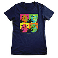 Shrek koszulka, Pop-Art Girly Navy Blue, damskie