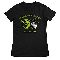 Shrek koszulka, Make Waffles Girly Black, damskie