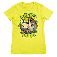 Shrek koszulka, The Green Dude Girly Yellow, damskie