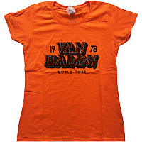 Van Halen koszulka, World Tour '78 Orange, męskie