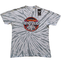 Van Halen koszulka, Chrome Logo Dip Dye Grey, męskie