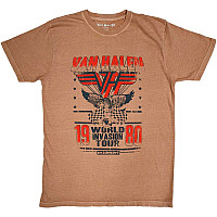 Van Halen koszulka, World Invasion Pink Eco Friendly, męskie