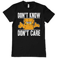 Garfield koszulka, Don't Know Don't Care Black, męskie