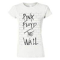 Pink Floyd koszulka, The Wall Album White Girly, damskie