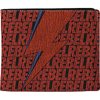 David Bowie portfel PU 11 x 10 x 1 cm, Rebel Rebel Red