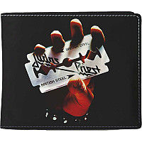 Judas Priest portfel PU 11 x 10 x 1 cm, Bristish Steel Black