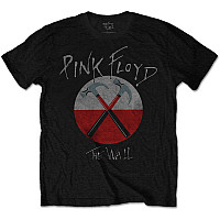 Pink Floyd koszulka, The Wall Hammers Logo Black, męskie