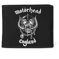 Motorhead portfel PU 11 x 10 x 1 cm, England Black