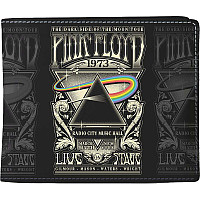 Pink Floyd portfel PU 11 x 10 x 1 cm, 1973 Live Black