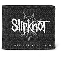 Slipknot portfel PU 11 x 10 x 1 cm, Wanyk Unsainted Black