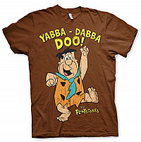 The Flinstones koszulka, Yabba Dabba Doo Brown, męskie