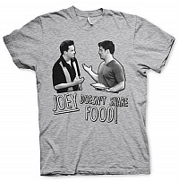 Friends koszulka, Joey Doesn´t Share Food Light Grey, męskie