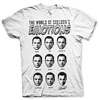 Big Bang Theory koszulka, Sheldons Emotions White, męskie