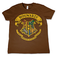 Harry Potter koszulka, Hogwarts Crest Brown, dziecięcy