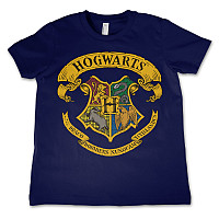 Harry Potter koszulka, Hogwarts Crest Navy, dziecięcy