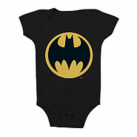 Batman niemowlęcy body koszulka, Signal Logo Black, dziecięcy