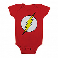 The Flash niemowlęcy body koszulka, Logo Red, dziecięcy